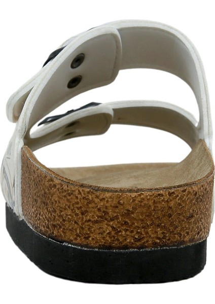 Kadın Vegan Deri Bej Terlik - Aeroplanes Tasarım