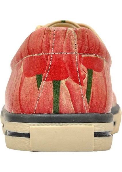 Kadın Vegan Deri Pembe Sneakers - So Cute Tasarım