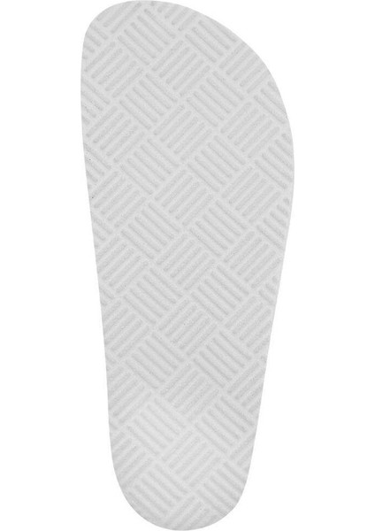 Kadın Vegan Deri Gri Terlik - I Heart London Tasarım