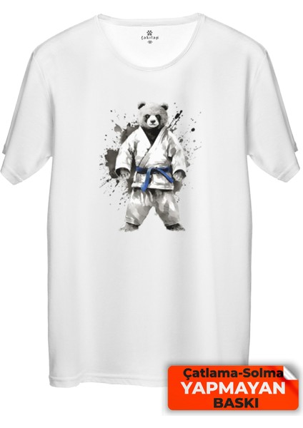 Sevimli Ayı Baskılı Tişört Unisex, Premium Kalite (Rgl-Hyvn-Ayı)