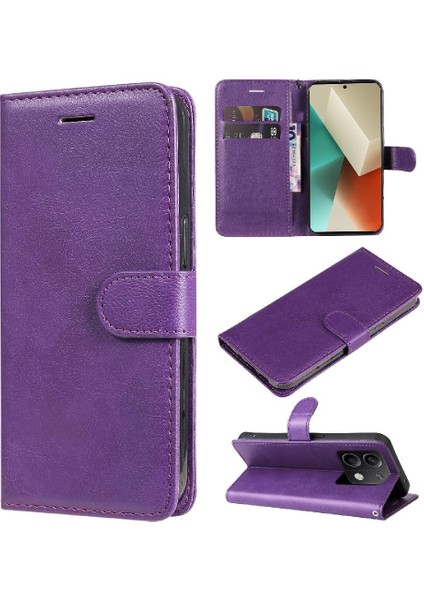 Xiaomi Redmi Not 13 Için Flip Case 5g Yüksek Kaliteli Deri Iş Cüzdan (Yurt Dışından)