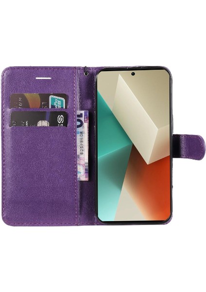 Xiaomi Redmi Not 13 Için Flip Case 5g Yüksek Kaliteli Deri Iş Cüzdan (Yurt Dışından)
