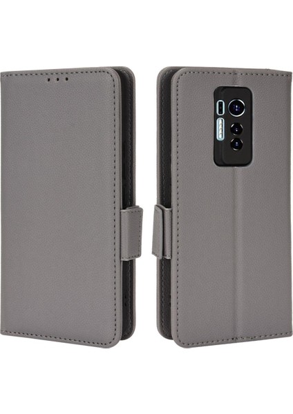 Tecno Phantom x Kart Yuvaları Için Kılıf Tutucu Pu Deri Cüzdan Yan Toka (Yurt Dışından)