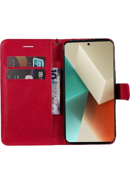 Xiaomi Redmi Not 13 Için Flip Case 5g Yüksek Kaliteli Deri Iş Cüzdan (Yurt Dışından)