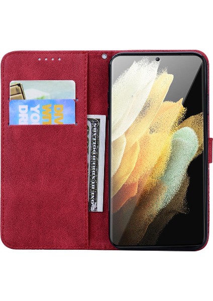 Kart Yuvası Standı Kickstand Büyük ile Samsung Galaxy S23 Ultra Için Kılıf (Yurt Dışından) indirimleri