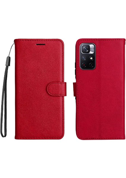 Xiaomi Poco M4 Pro 5g Için Flip Case Yüksek Kalite Deri Kart Yuvası ile (Yurt Dışından)