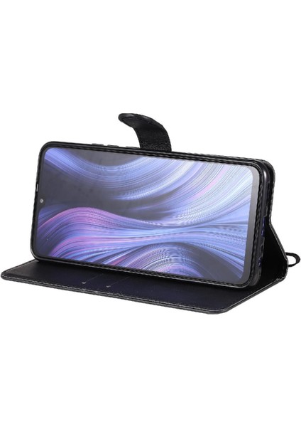 Xiaomi Redmi 9 Için Flip Case Klasik Düz Renk Iş Cüzdan Telefon (Yurt Dışından)