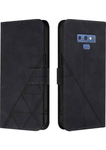 Samsung Galaxy Not 9 Flip Folio Kitap Koruyucu Pu Deri Kart (Yurt Dışından)