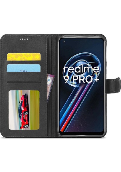 Realme 9 Pro Buzağı Doku Için Kılıf ile Yatay Çevir Deri Kılıf Kartı (Yurt Dışından) fırsatları