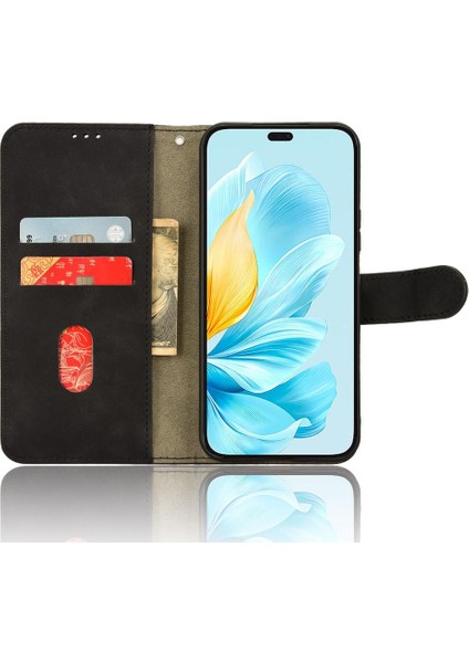 Kart Tutucu Kickstand Deri Folio Flip ile Onur 200 Lite Için Kılıf (Yurt Dışından) modelleri