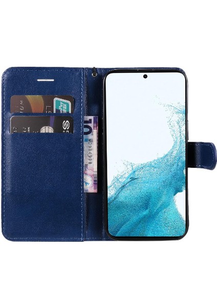 Samsung Galaxy S23 Artı Yüksek Kaliteli Deri Iş Cüzdan Için Flip Case (Yurt Dışından)