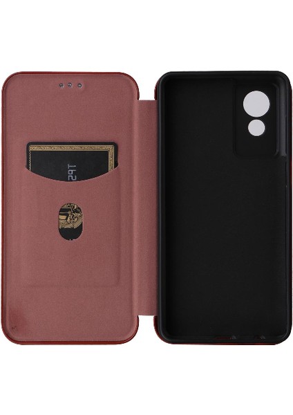 Tcl 501 Tam Koruma Deri Folio Flip Case Kart Ekleme Için Kılıf (Yurt Dışından) modelleri