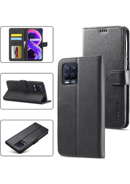 Realme 8 4g/realme 8 Pro 4g Için Tutucu Buzağı Doku Yatay (Yurt Dışından)
