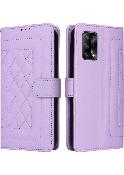 Manyi Mall Oppo F19 Basit Iş Darbeye Dayanıklı Cüzdan Deri Kılıf Için Flip Case (Yurt Dışından)