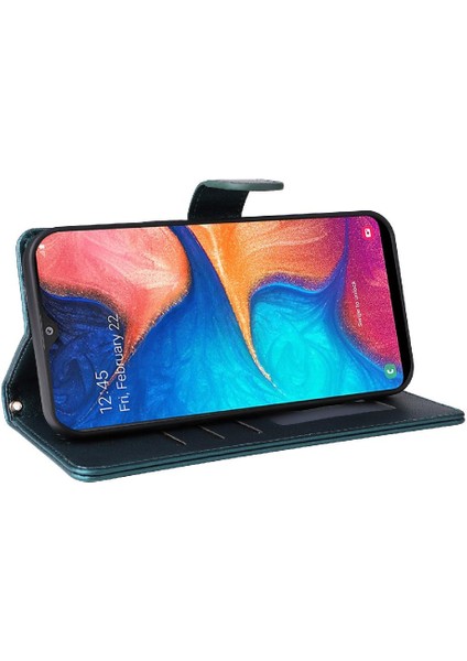 Manyi Mall Samsung Galaxy A20 Için Flip CASE/A30 Darbeye Basit Iş Deri (Yurt Dışından)