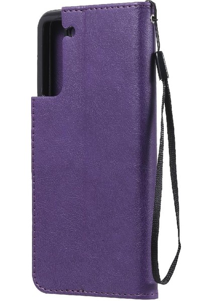 Kart Yuvası ile Samsung Galaxy S21 Fe Klasik Düz Renk Için Flip Case (Yurt Dışından) indirimleri