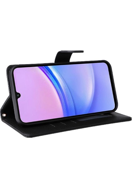 Manyi Mall Samsung Galaxy A15 Için Flip Case 4g/5g Darbeye Basit Iş Deri (Yurt Dışından)