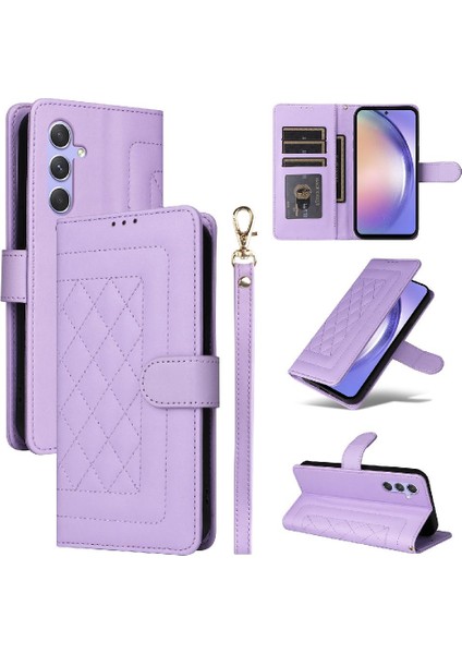 Samsung Galaxy A54 5g Için Flip Case Deri Kılıf Cüzdan Basit Iş (Yurt Dışından)