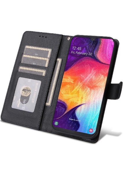 Samsung Galaxy A50 Için Flip Case Deri Kılıf Cüzdan Basit Iş Çevirme (Yurt Dışından) fırsatları