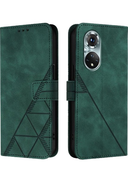 Onur Için Kılıf 50 Pro Pu Deri Flip Folio Kitap Koruyucu Cüzdan Kapak (Yurt Dışından) indirimleri