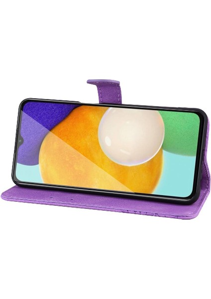 Samsung Galaxy A13 Için Kılıf 4g/5g Kart Yuvası Standı ile Flip Telefon Kılıfı (Yurt Dışından)