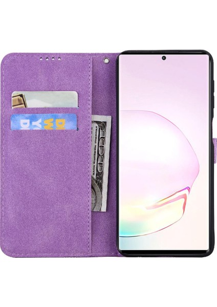 Samsung Galaxy S20 Ultra Flip Telefon Kılıfı Için Kart Yuvası Standı ile (Yurt Dışından)