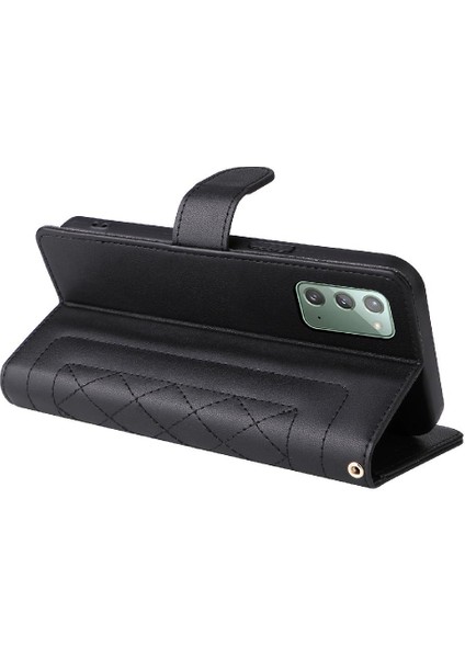 Samsung Galaxy Not 20 Için Flip Case Cüzdan Basit Iş Kapak Çevirin (Yurt Dışından)