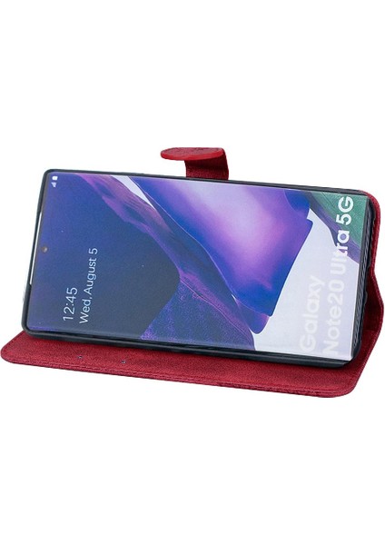 Samsung Galaxy Not 20 Için Kılıf Ultra 5g Kickstand Koruyucu Deri (Yurt Dışından)