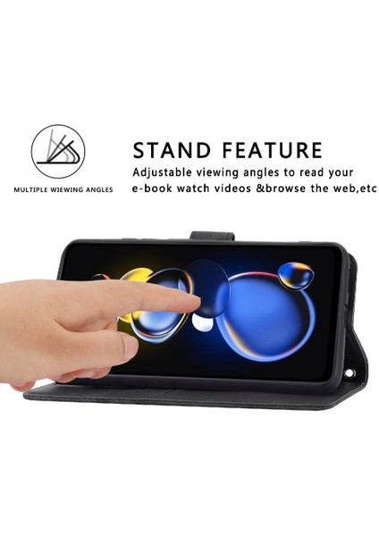 Xiaomi Poco X4 Gt Anti Scratch Kickstand Kredi Kartı Tutucu Için Filp Durumda (Yurt Dışından)