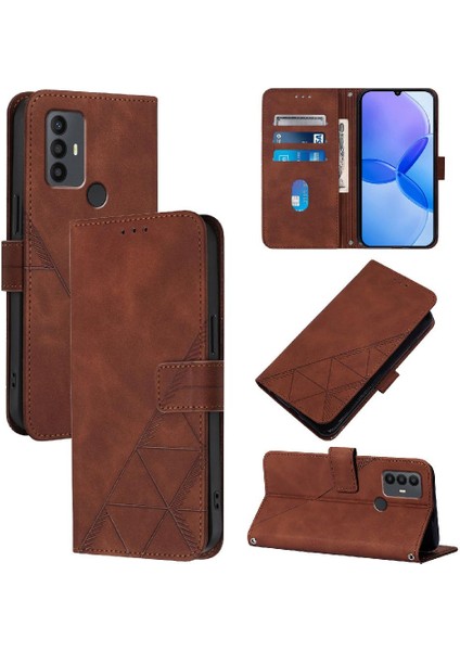 Tcl 30 Se Için Kılıf Cüzdan Kapak Kredi Kartı Tutucu Flip Folio Kitap Pu (Yurt Dışından)