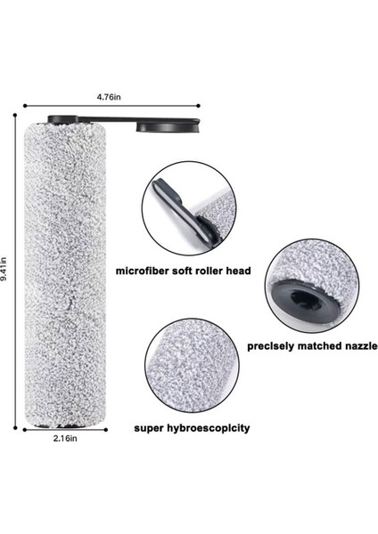 Floor One S5 Yumuşak Rulo Fırça Hepa Filtre Yedek Islak ve Kuru Yıkama Aksesuarları Elektrikli Süpürge Yedek Parça (Yurt Dışından)