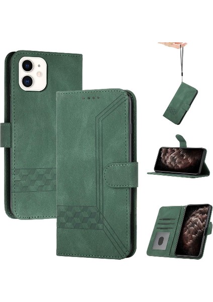 Kullanışlı Stand Özelliği ile iphone 12 Mini Cüzdan Kılıf Pu Deri Kart Kapağı ile Uyumlu (Yurt Dışından)
