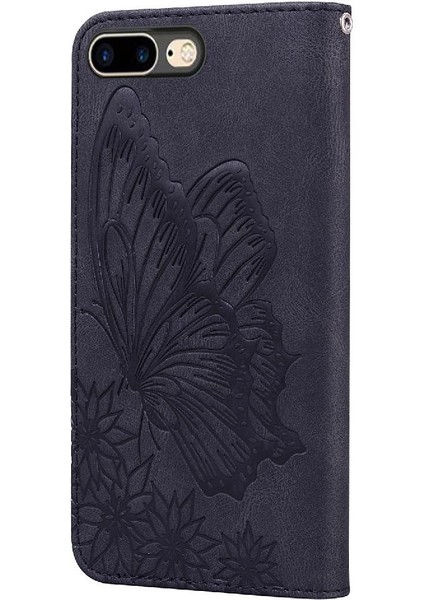 Iphone 6 Için Kılıf Artı/6s Artı Kickstand Koruyucu Deri Cüzdan Büyük (Yurt Dışından)