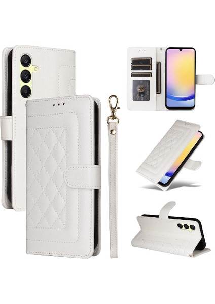 Samsung Galaxy A25 5g Için Flip Case Darbeye Kapak Kapak Basit Iş (Yurt Dışından)