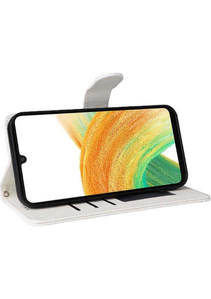 Samsung Galaxy A33 5g Için Flip Case Kapak Kılıf Cüzdan Basit (Yurt Dışından) modelleri