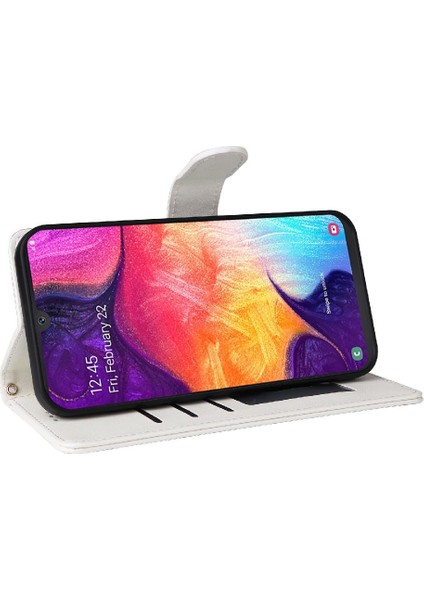 Samsung Galaxy A50 Için Flip Case Deri Kılıf Cüzdan Basit Iş Çevirme (Yurt Dışından) fırsatları