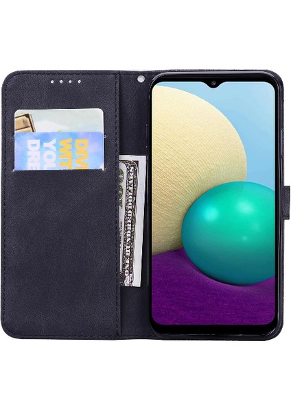 Samsung Galaxy A22 5g Kickstand Koruyucu Kart Yuvası Standı ile (Yurt Dışından)