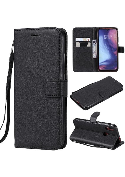 Xiaomi Redmi Not 7 Için Flip Case Yüksek Kalite Deri Iş Cüzdan (Yurt Dışından)