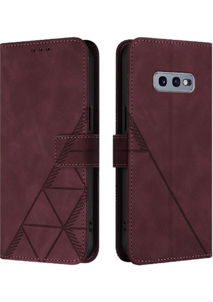 Samsung Galaxy S10E Cüzdan Kapak Kredi Kartı Tutucu Flip Folio Pu (Yurt Dışından)