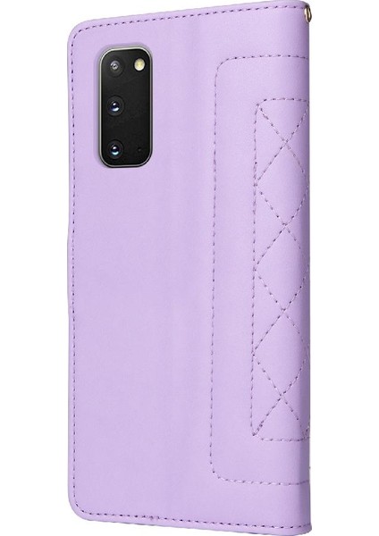 Samsung Galaxy S20 Için Flip Case Basit Iş Deri Kılıf Kapak Çevirin (Yurt Dışından)