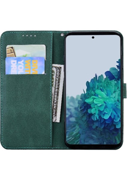 Samsung Galaxy S21 Fe Deri Cüzdan Flip Telefon Kılıfı Için Kart ile (Yurt Dışından)