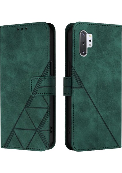 Samsung Galaxy Not 10 Artı Pu Deri Kredi Kartı Tutucu Cüzdan (Yurt Dışından)