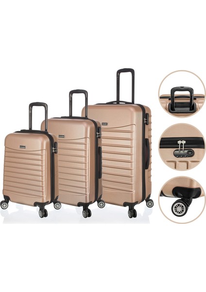 3lu Valiz Set
