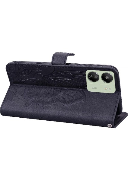 Xiaomi Redmi Için Kılıf Card 4g/5g Kart Yuvası Standı ile Flip Case Deri (Yurt Dışından) fırsatları