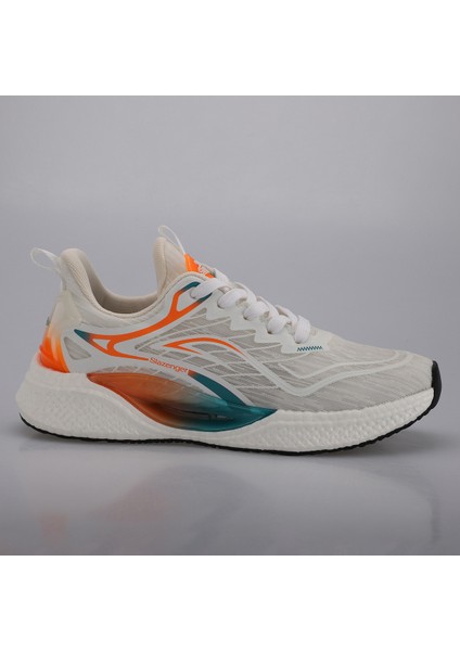 WARWICK Erkek Sneaker Koşu & Yürüyüş Ayakkabısı Beyaz / Turuncu