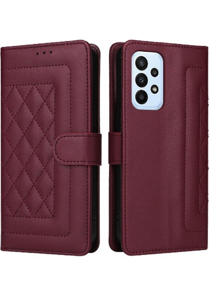 Samsung Galaxy A23 4g Için Flip Case/5g Darbeye Cüzdan Deri Kılıf (Yurt Dışından)