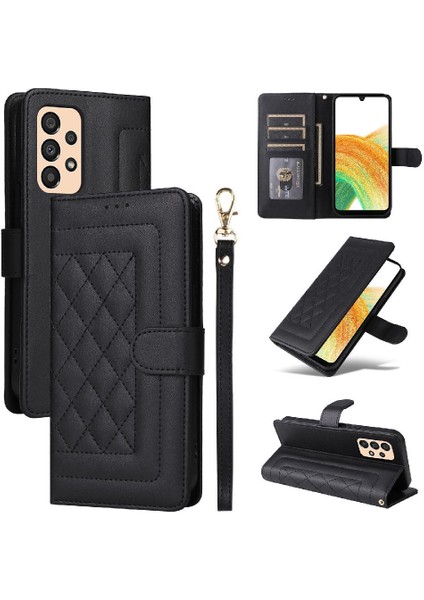 Samsung Galaxy A33 5g Için Flip Case Kapak Kılıf Cüzdan Basit (Yurt Dışından)