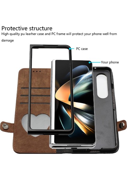 Samsung Galaxy Z Fold 4 Telefon Kılıfı Için Kılıf (Yurt Dışından)