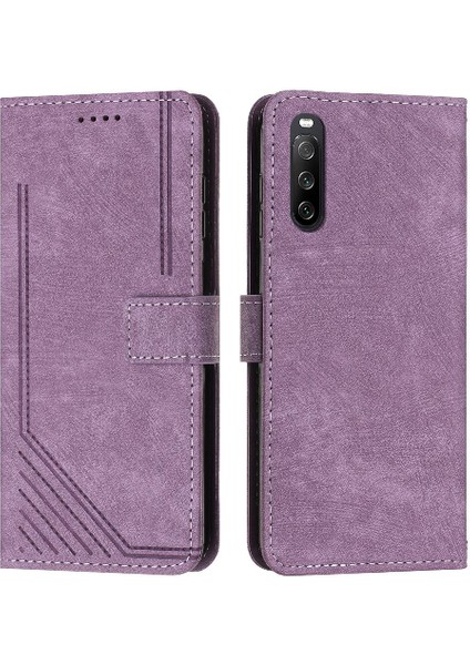 Uyumlu Sony Xperia 10 Iv Cüzdan Kılıf (Yurt Dışından)