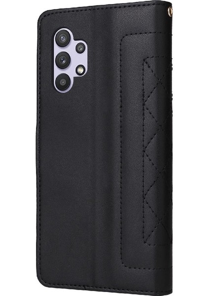 Samsung Galaxy A32 5g Için Flip Case Cüzdan Kapak Kapak Basit Iş (Yurt Dışından) modelleri